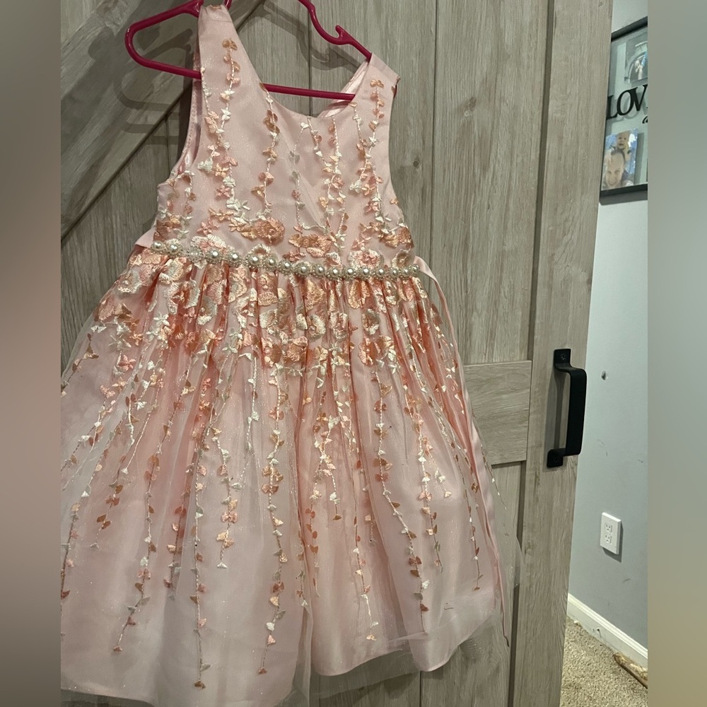 American Princess Pink Satin Dress